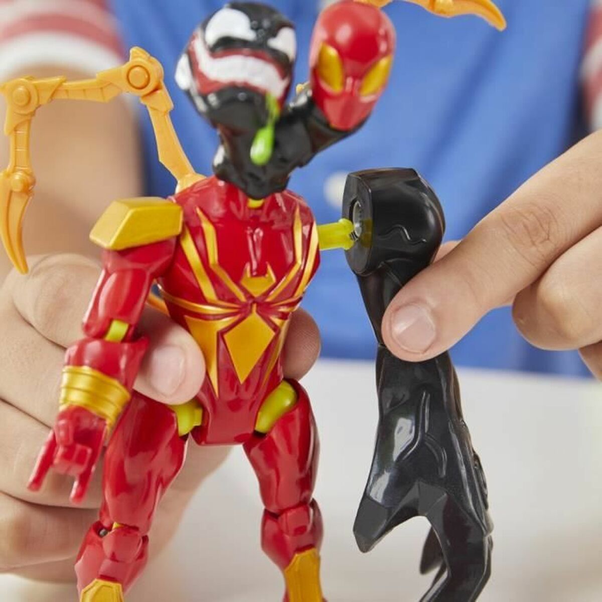 Statuetta Articolata Hasbro MixMashers Iron Spider Deluxe